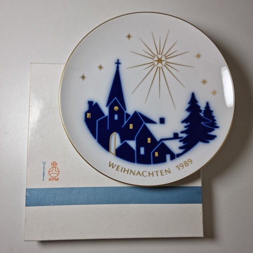 Kpm berlin weihnachtsteller - kpm,
