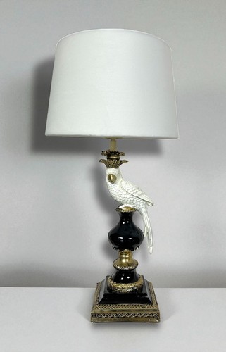 Elegante lampe mit papagei - lampe,