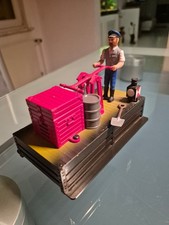 LGB 2001, Spur G, Draisine mit funktionstüchtiger Laterne, wenig gelaufen