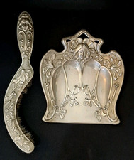 Reiner Jugendstil - Tischkehrset Krümelkehrer Kehrgarnitur - Anfang 20. JH