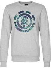 Element Herren Pullover Nam Palm Fill (Grey Heather)