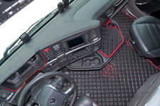 LKW Fußmatten Schwarz/Rot [