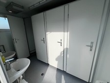 Toilettencontainer WC Container Damen Herren Sanitärcontainer Vermietung