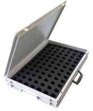 Kofferbox mit loch einsatz - mit, loch-einsatz