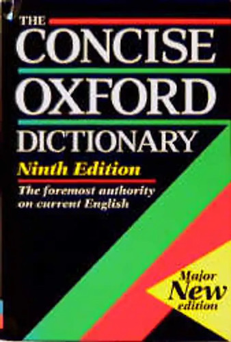 The concise oxford dictionary - the,