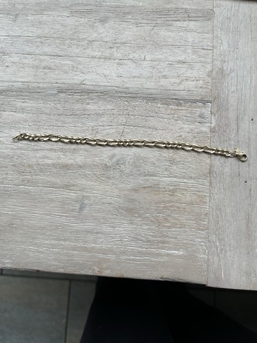 Armband figaro gelbgold - armband, 585
