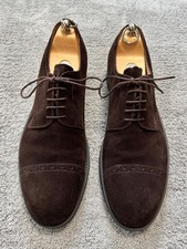 Bally Schuhe Herren Derby Suede brown, UK 12 E, EU 47