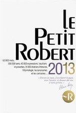 Le Petit Robert 2013  von