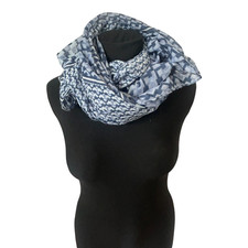 TCM Loop Schal Damen Blau Grau