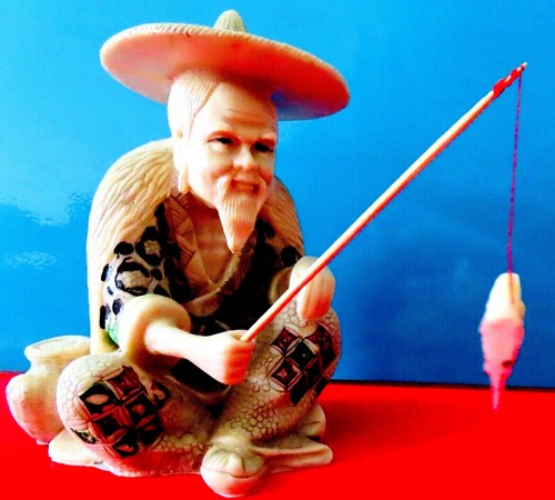 Angler alter fischer figuren - angler,