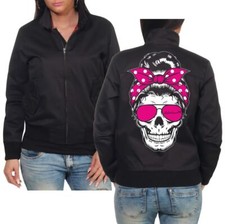 Damen Frauen Harrington Jacke
