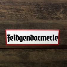 Schild Feldgendarmerie