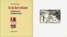 Skupy - Schade, Für das Buch entflammt. [Mit signierter Original-Radierung].