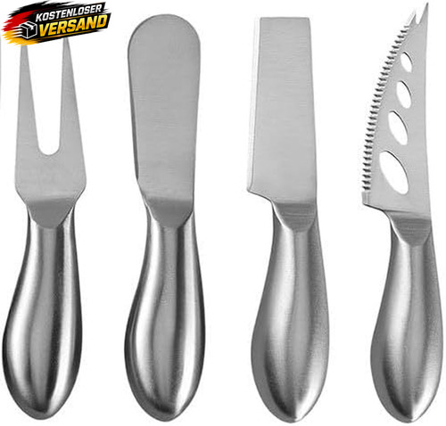 Edelstahl käsemesser set - edelstahl,