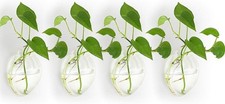 Moderne glas wandvase - moderne,