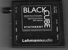 Lehmannaudio Black Cube  Phono-Vorverstärker - Schwarz (High End Klassiker)