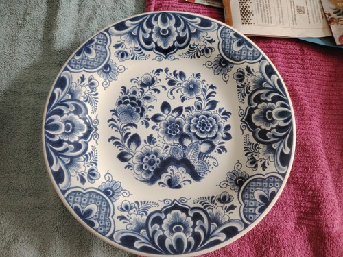Wandteller vintage delft blau - wandteller,