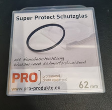 PCP Pro Dhg Super Protect 62mm Schutzglas Filter mit Nanobeschichtung
