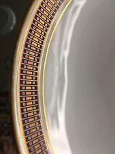 ESCHENBACH BAVARIA GERMANY  Speiseteller  Kobalt / Gold 50er Jahre sehr selten 