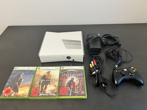 Xbox 360 slim 4gb weiß - xbox,