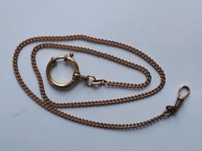 Golddouble vergoldete Uhrkette