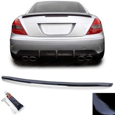 Heckspoiler Sport Lippe Schwarz Glanz mit ABE für Mercedes SLK R171 2004-2011