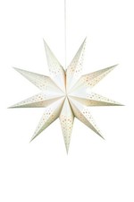 Markslöjd Papierstern Solvalla weiß, Ø 75 cm  Weihnachtsdeko