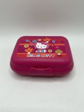 TUPPERWARE " Hello Kitty" Sandwichbox Brotdose Dose Lunchbox  Twin Box Pink
