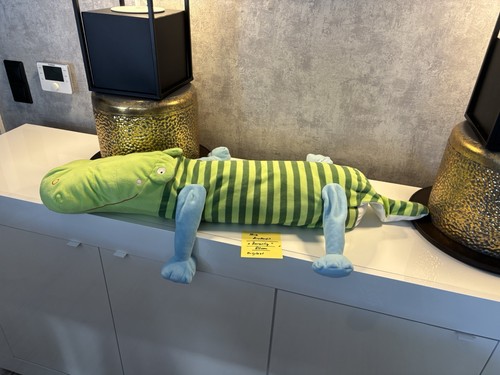 Ikea stofftier krokodil - ikea., stofftier.