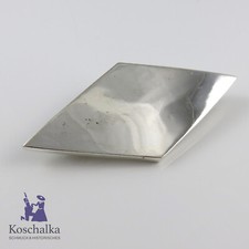 Moderne 925er Silber Brosche &