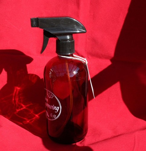 Sprühflasche aus glas - aus,