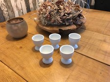 5 Hutschenreuther Eierbecher Form Dresden Fußeierbecher H ca 5,5 cm unbeschädigt