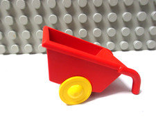 LEGO Duplo Duplo Duplo Schubkarren rot Spielplatz Haus Bauernhof Baustelle