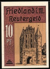 Notgeld Friedland i.M., 1921