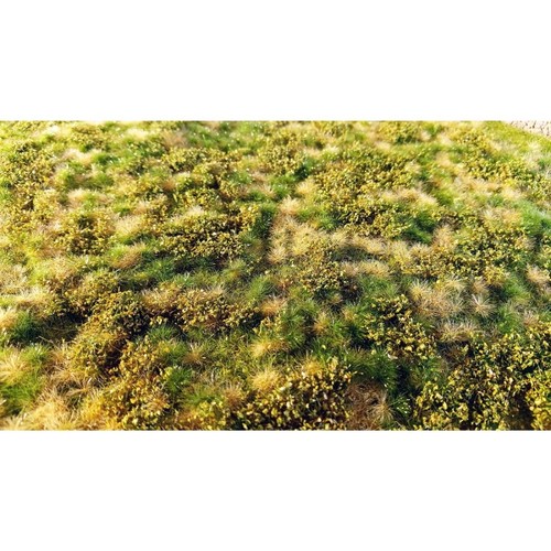 Grasmatte mit büschen rasen - büschen, &