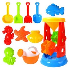 11tlg.Sandspielzeug Set Kinder Sommer Strand Spielzeug Sand Schaufel Geschenk