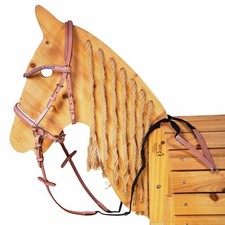 HKM Trensenzaum für Holzpferd Leder Funny Horses