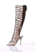 SOPHIA WEBSTER Fantasy Gladiator Sandalen mit Metallic Riemchen Gold Gr. 41