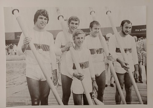 1972 presse foto poster rudern - foto,