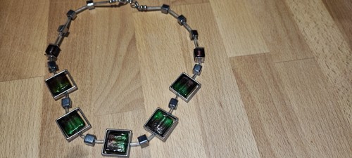 Traumhafte halskette lampwork - halskette,