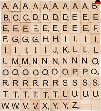 100 Stück Scrabble Buchstaben
