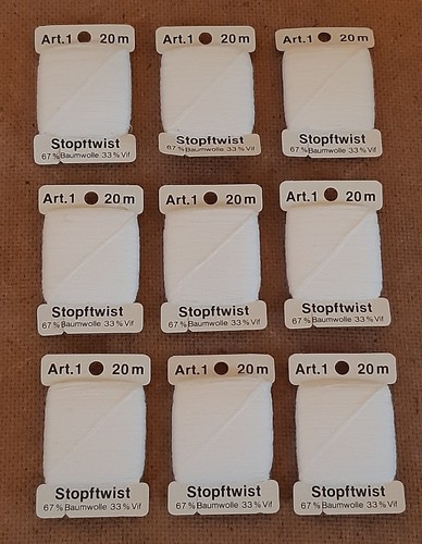 Stopftwist weiß - 9x,
