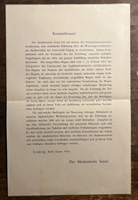 Flugblatt Universität Leipzig