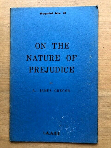 The nature prejudice - of, by