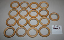 17 Gardinenringe aus Holz * Landhausstil