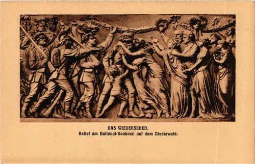 Cpa rudesheim relief am - rudesheim,