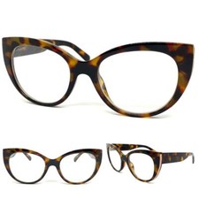 Damen Oversized Retro Cat Eye