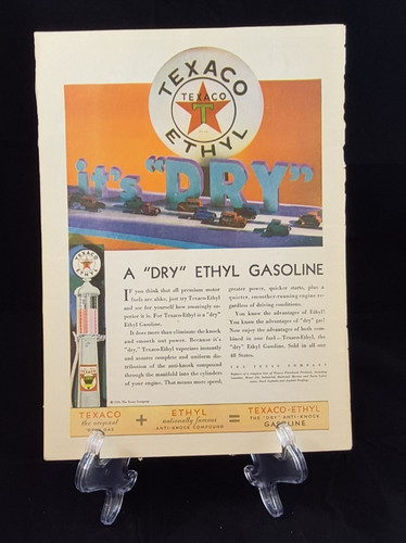 1920 antike texaco öl - us, gas