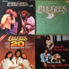 4 LPs BEE GEES Schallplatten Sammlung Plattensammlung Vinyl Pop 1970er