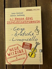 Nenne drei Streichinstrumente: Geige, Bratsche, Limoncello von Lena Greiner 